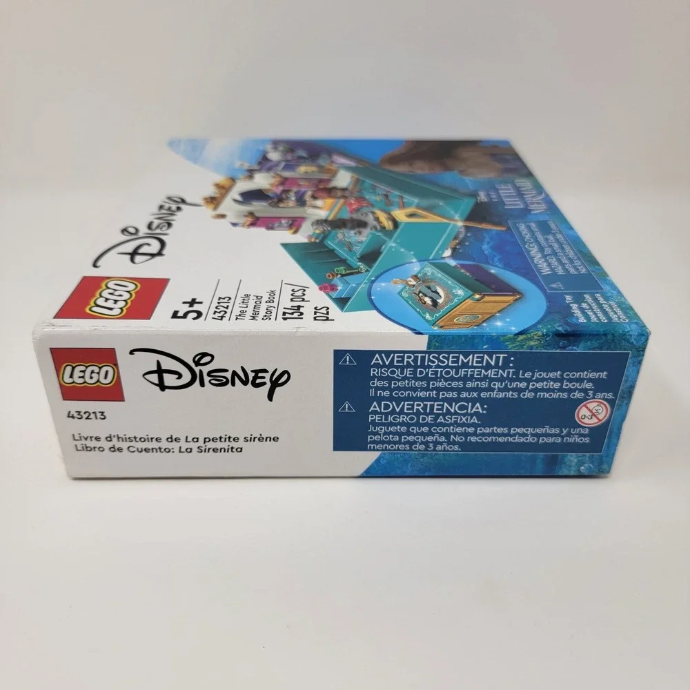 New! LEGO® Disney 43213 The Little Mermaid Ariel Story Book Building Set
